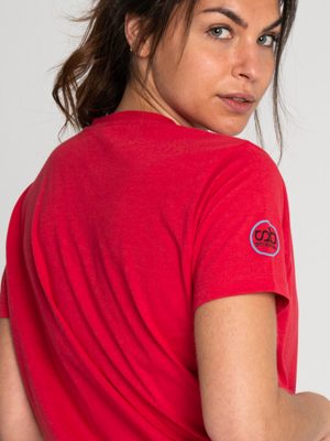 Camiseta antimosquitos algodón mujer rojo 5