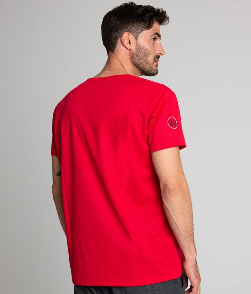 Camiseta técnica antimosquitos rojo 4