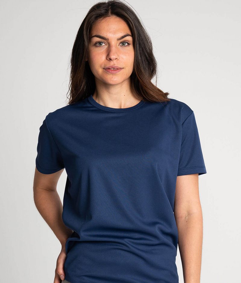 Camiseta técnica antimosquitos mujer azul 1