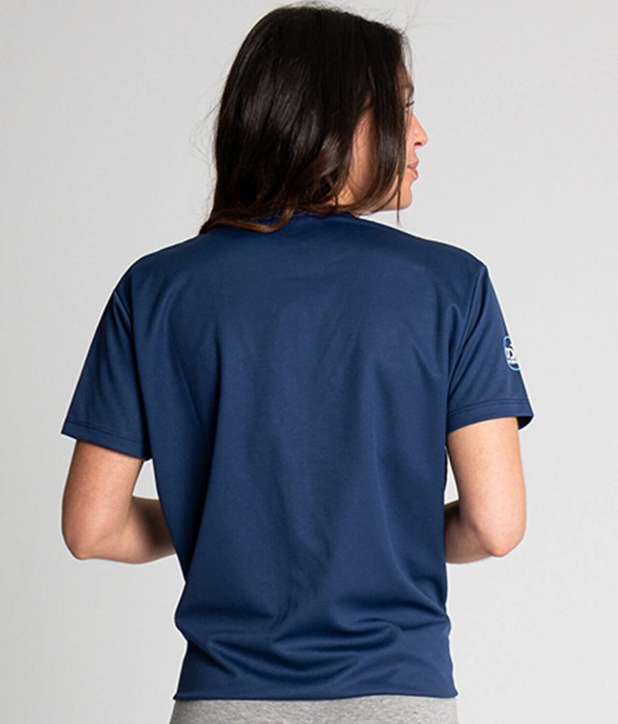Camiseta técnica antimosquitos mujer azul 4