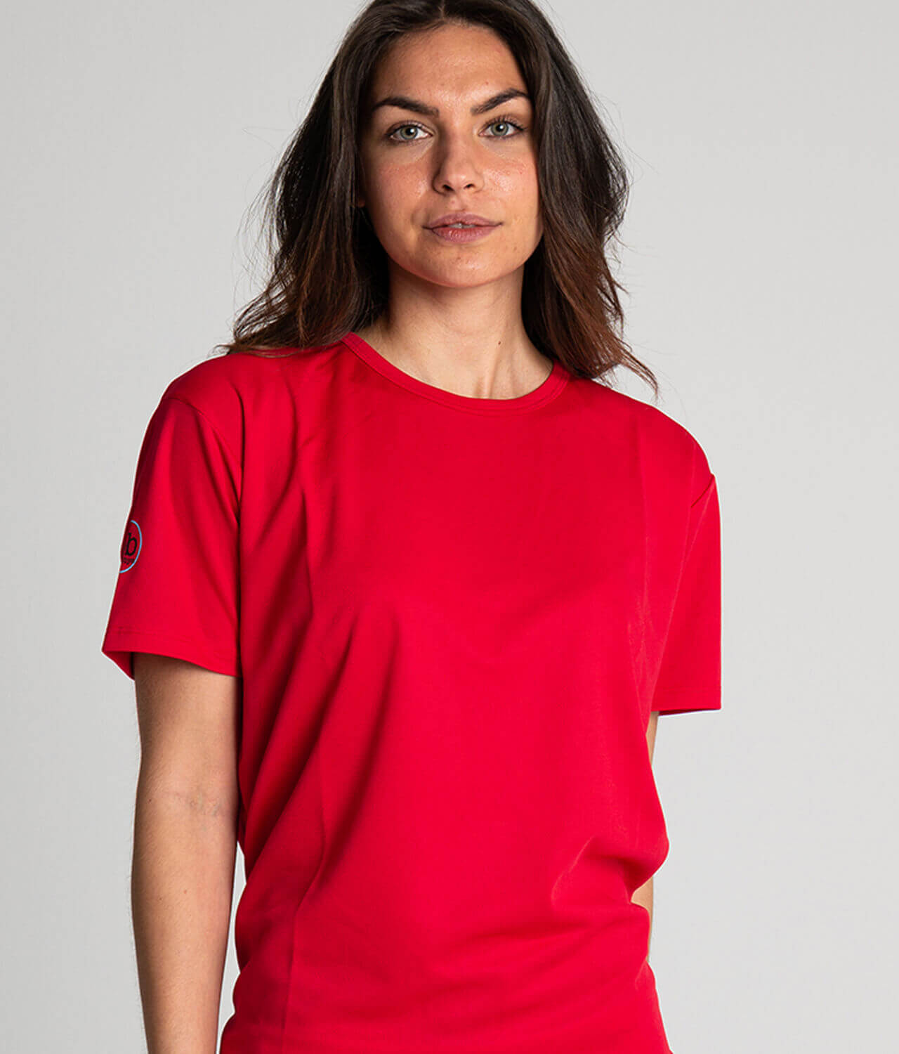Camiseta técnica antimosquitos mujer rojo1