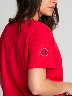Camiseta técnica antimosquitos mujer rojo 5